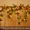 20 LED Rose Flower String Lights - 7.2ft Artificial Flower Garland (Rose Red)